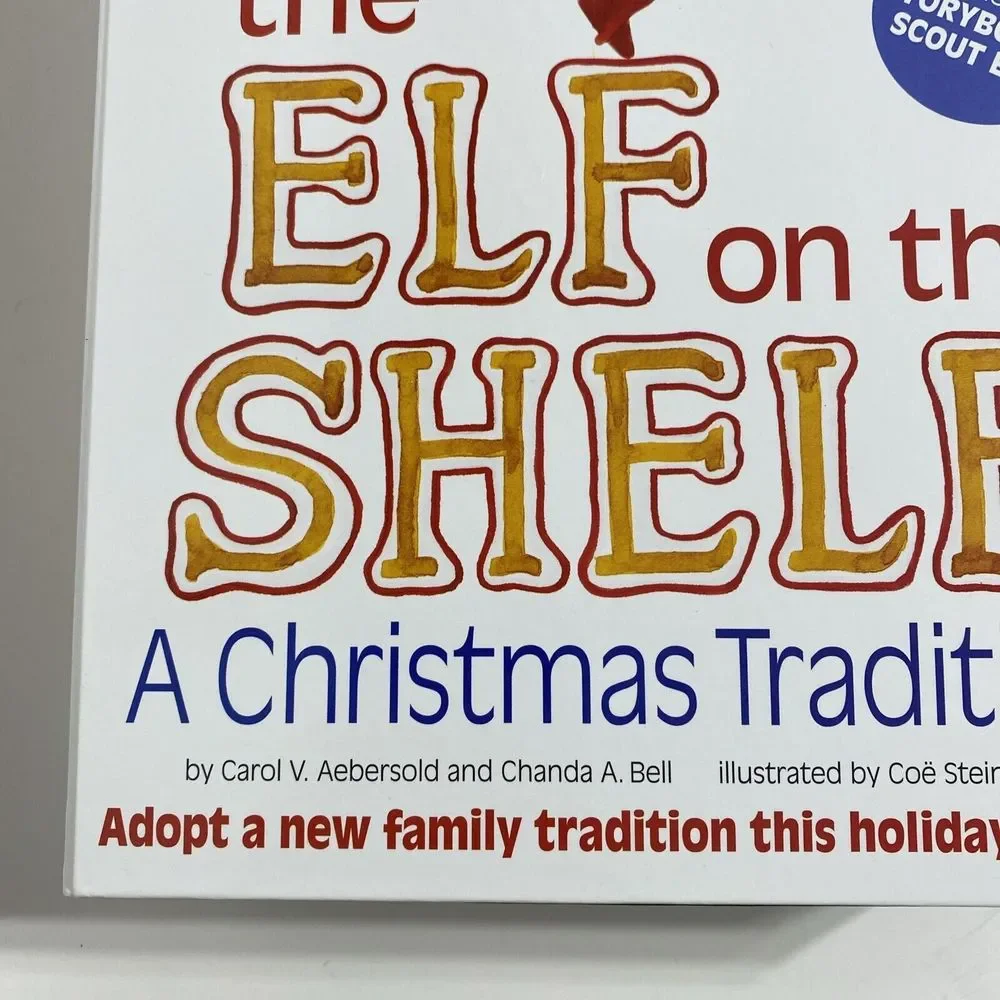 Elf On The Shelf Brown Eyed Dark Skin Boy Doll Figure And Story Book Boxed New - Picture 5 of 10